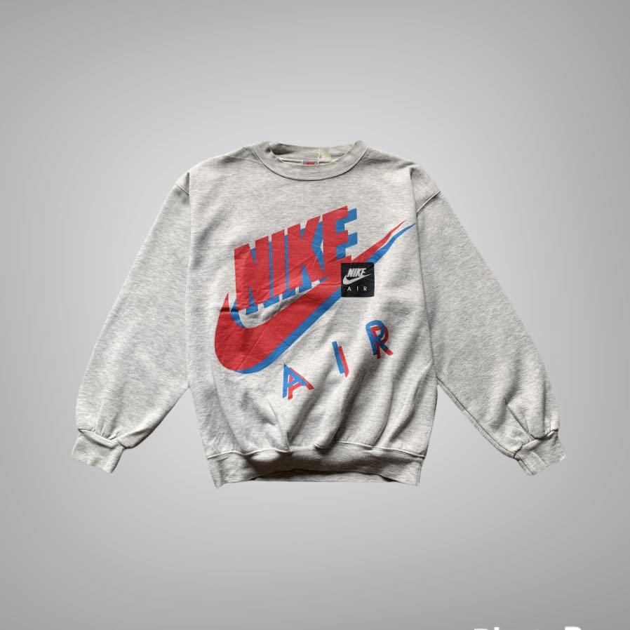 Nike 90s vintage spellout swoosh sweatshir outlet