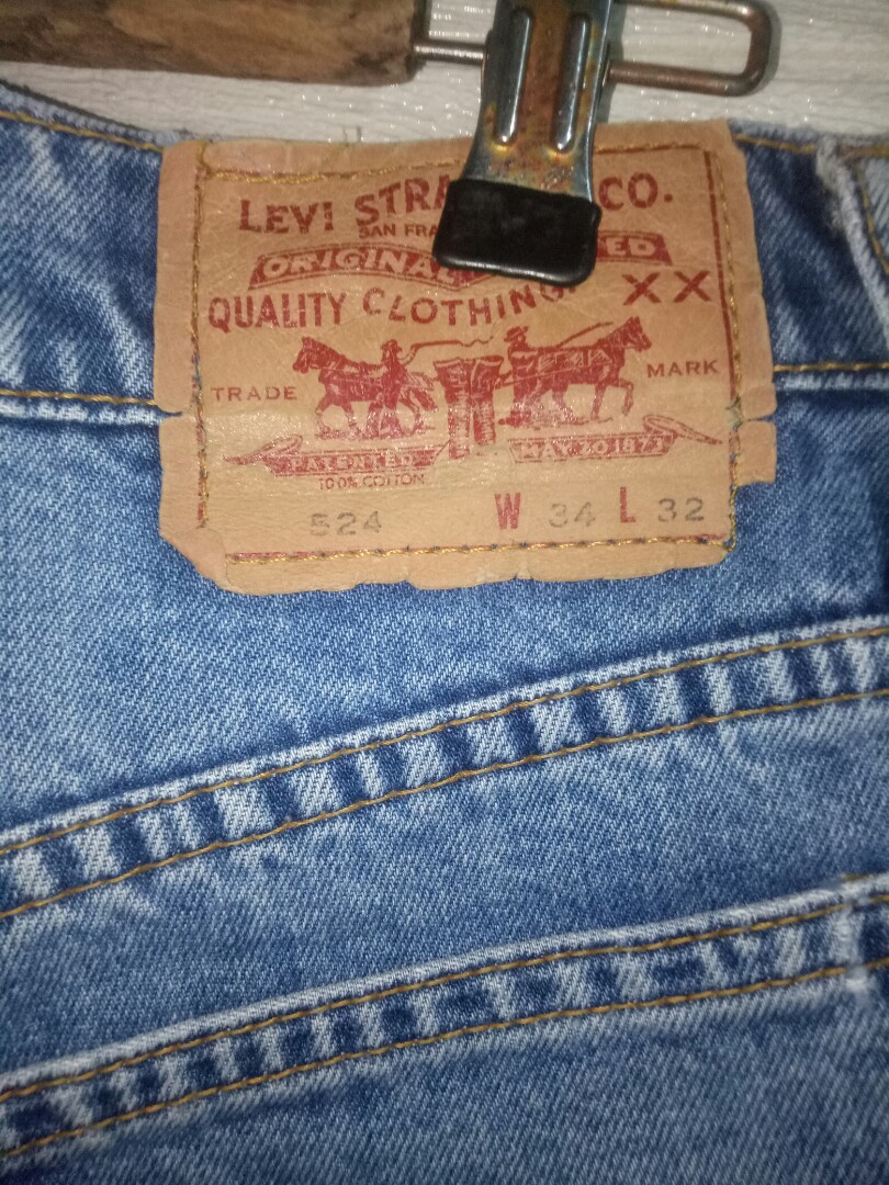 Vintage 1995 LEVI'S 524 jeans, Men's Fashion, Bottoms, Jeans on Carousell