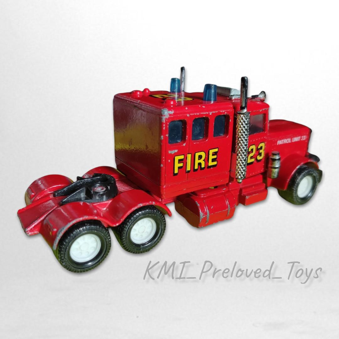 Vintage Matchbox Super Kings Peterbilt Firetruck