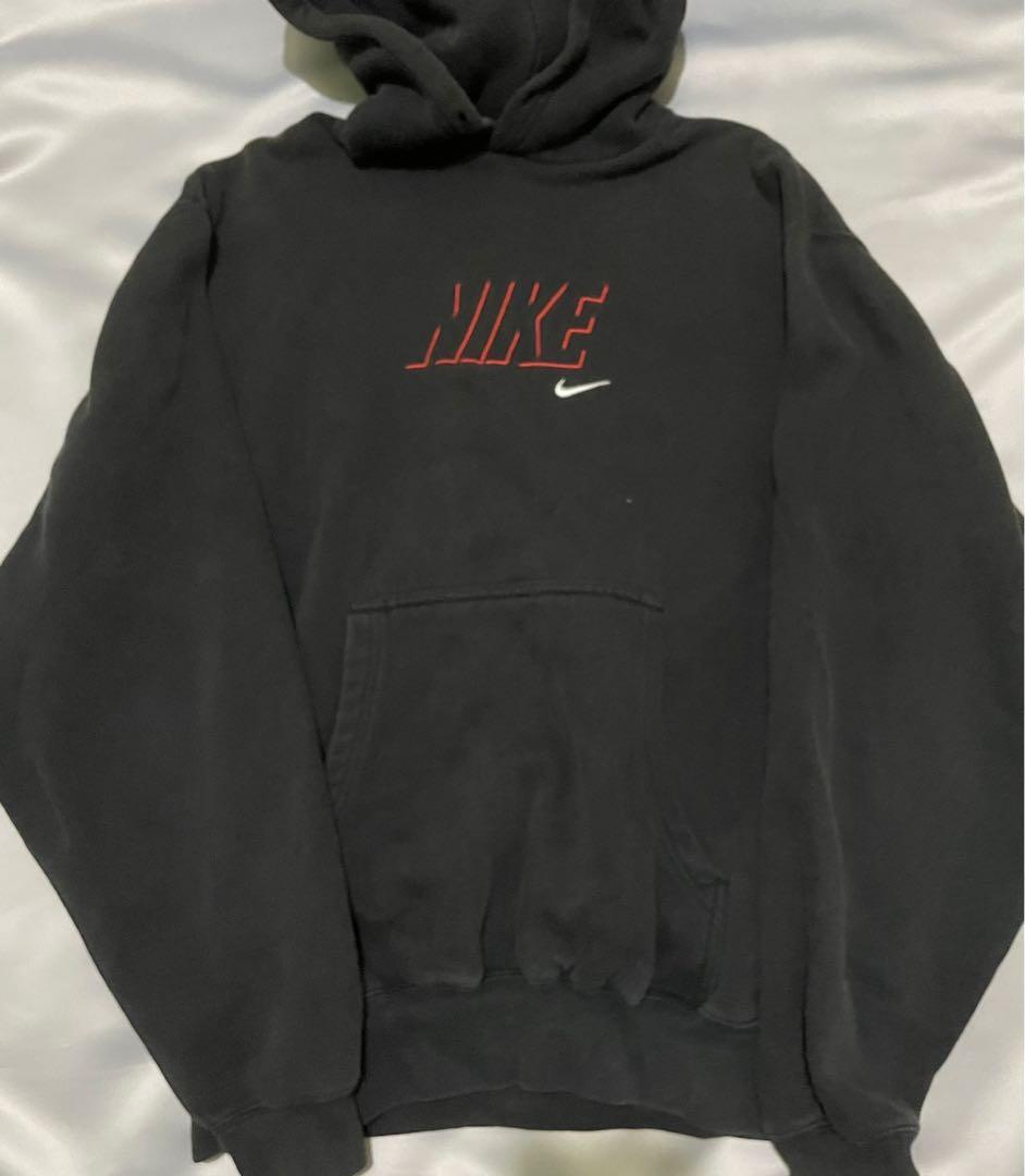 nike spell out hoodie vintage