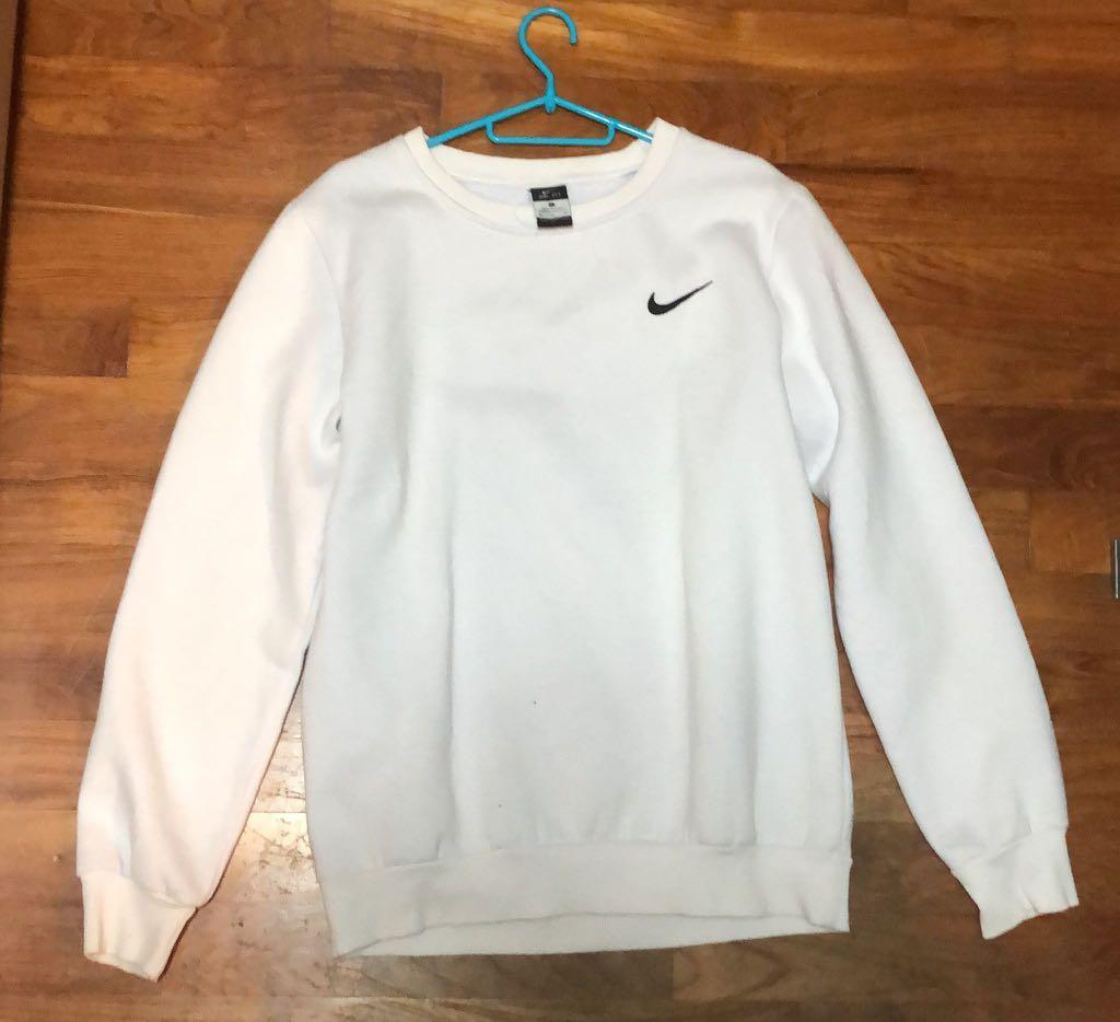 White discount nike jumper
