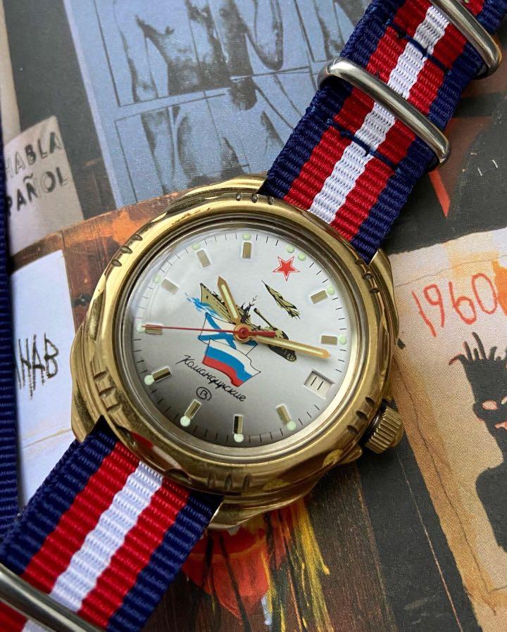 Vostok Komandirskie K39 'Exhibition Back' Military Dive Watch Super  Luminova | eBay