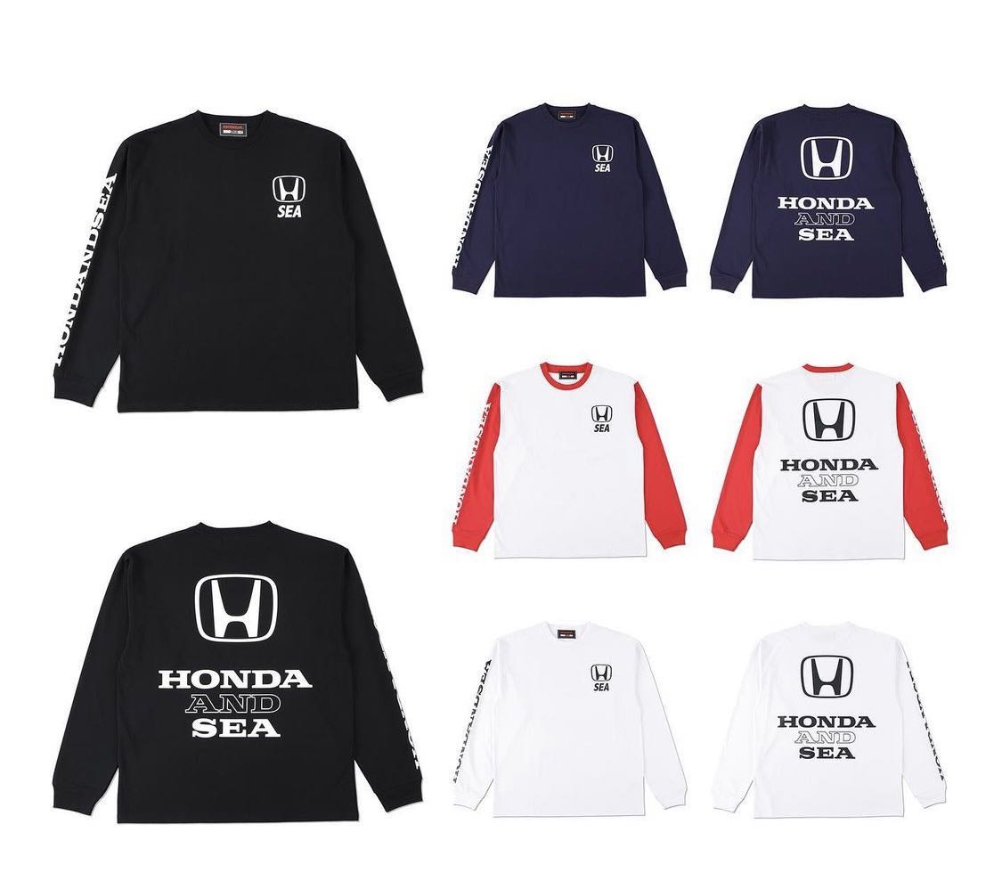 WIND AND SEA x Honda Logo L/S Tee(Naseerf 日本代購), 男裝, 上身及