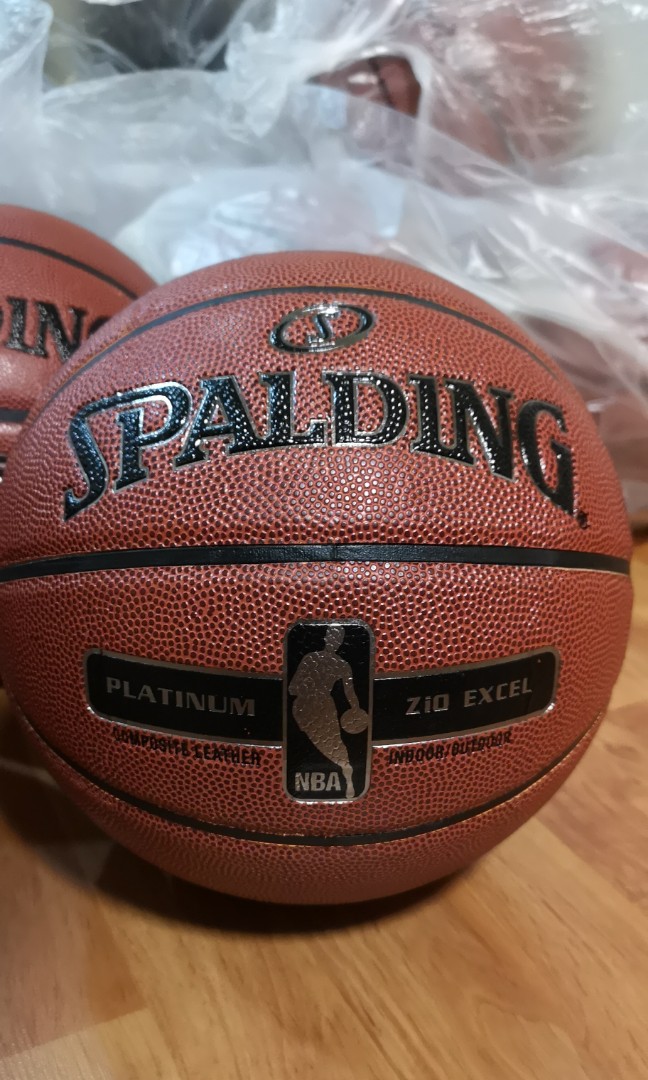 WTS Original Spalding Platinum ZiO Excel size 7 basketball, Sports
