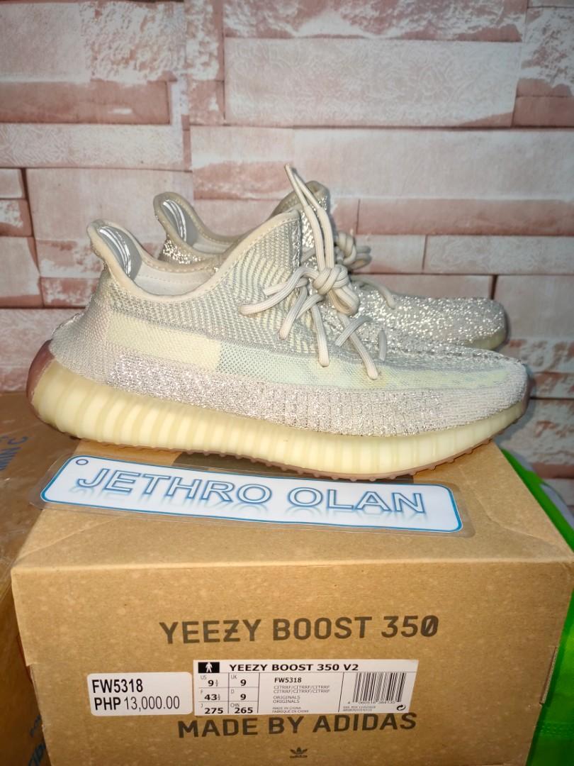 Yeezy 350 citrin hotsell reflective release date
