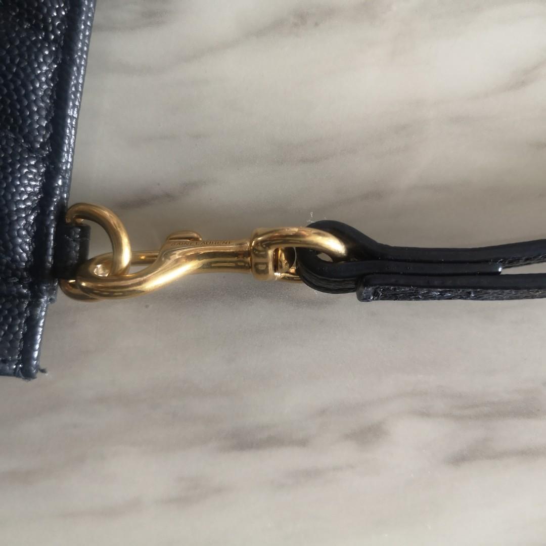 Large YSL Monogram Bill Pouch // Updated Review ( Wear & Tear 1 Year Later)  