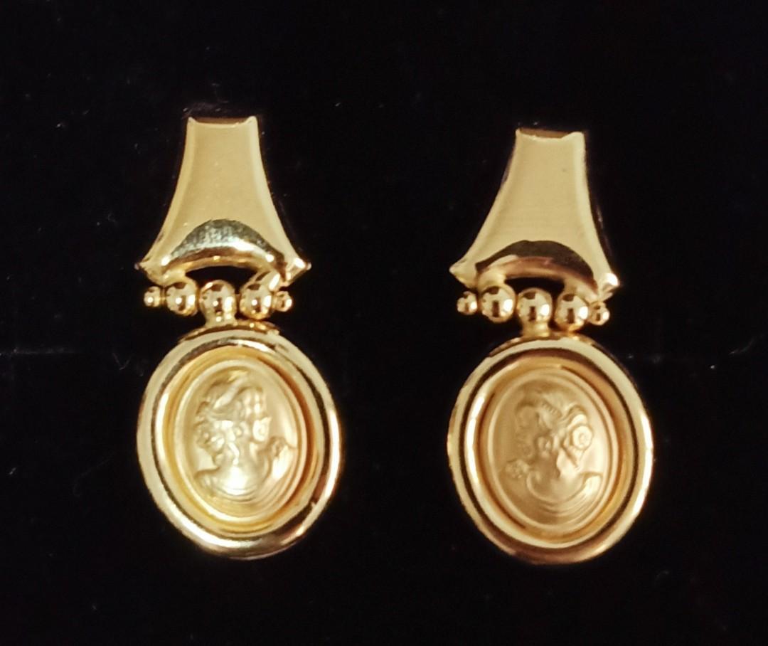 18k金 saudi gold earrings - starrvybzonline.com