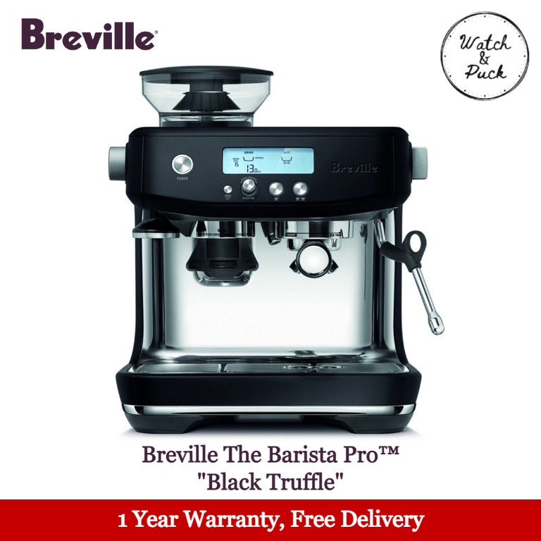 [1 year warranty] Breville Barista Pro Espresso Coffee Machine Black