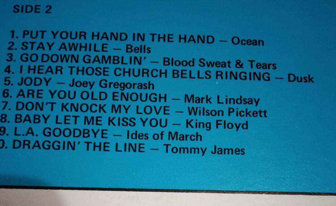 20 Solid Hits songs compilation vinyl, Hobbies & Toys, Music & Media ...