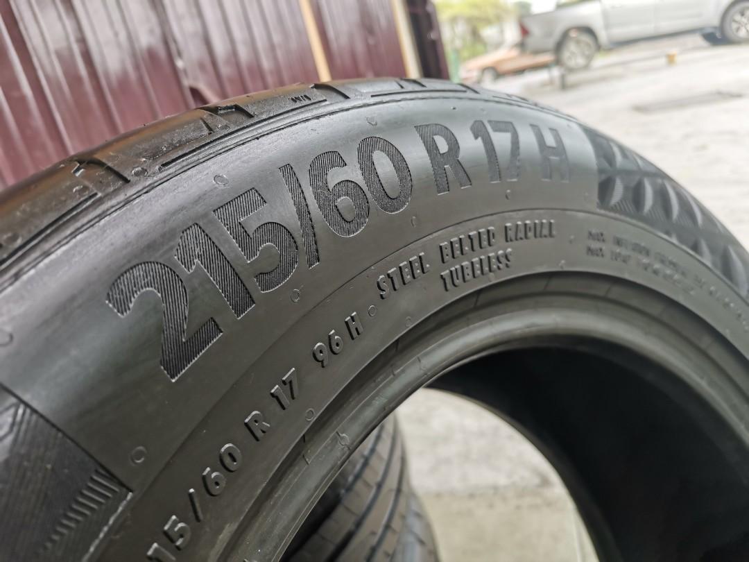 215/60/17 215/60R17 CONTINENTAL UC6 USED TYRE TAYAR SEKEN, Auto Accessories  on Carousell