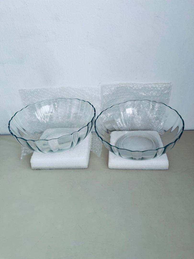 2 6 M Arcoroc France Glass Bowl Furniture Home Living Kitchenware Tableware Other Kitchenware Tableware On Carousell