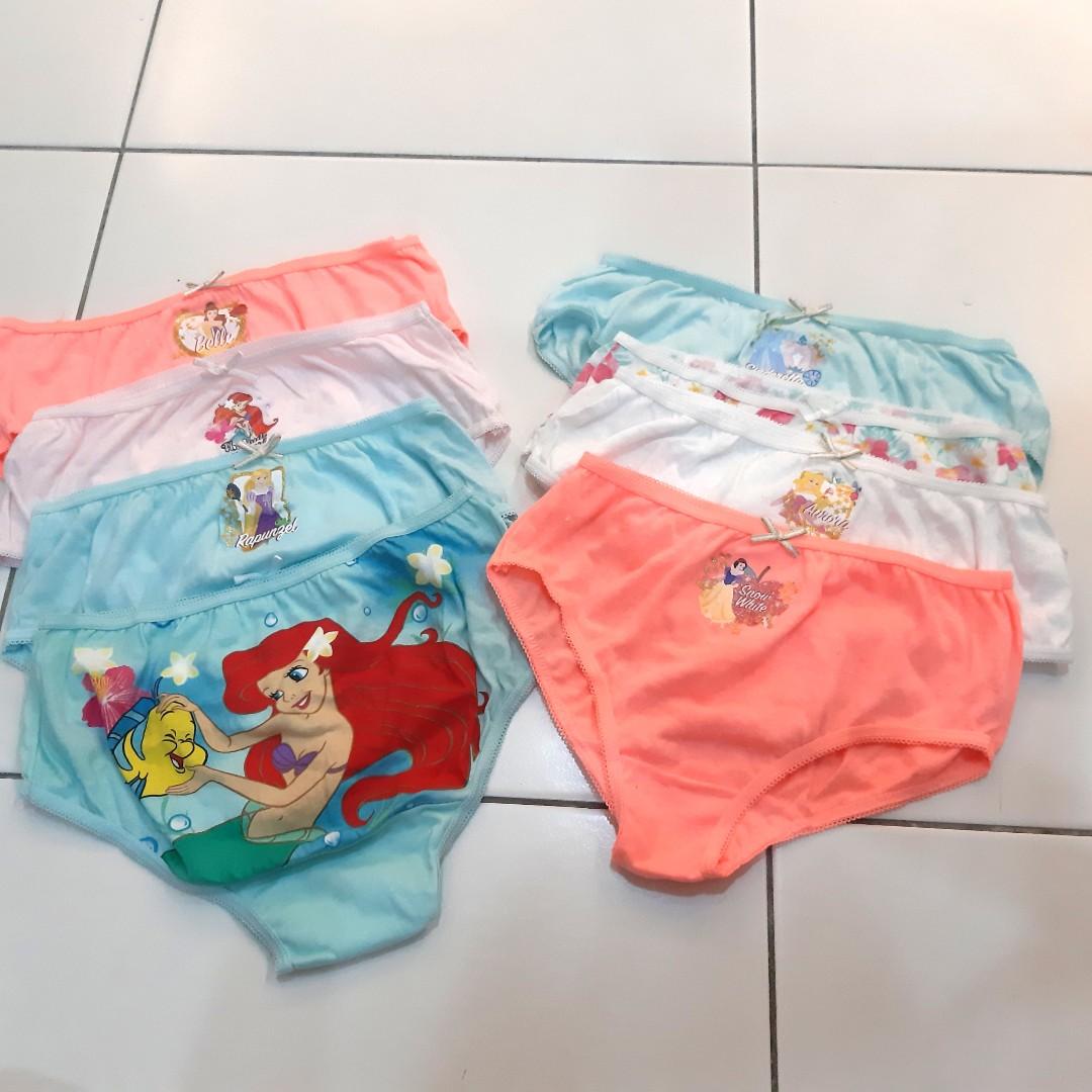 8pcs Girls Disney Princess underwear panties underpants, Babies & Kids,  Babies & Kids Fashion on Carousell