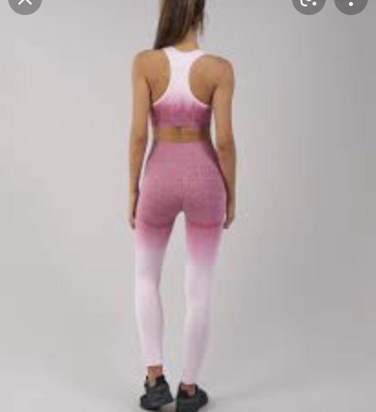 Gymshark shop pink ombre