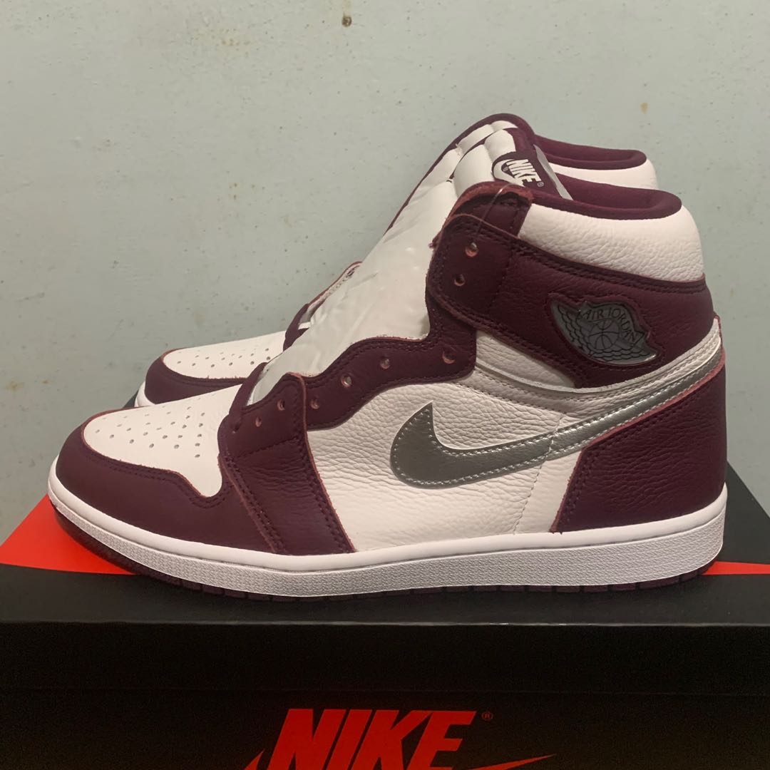 Air Jordan 1 High OG 'Bordeaux' Size 11, Men's Fashion, Footwear