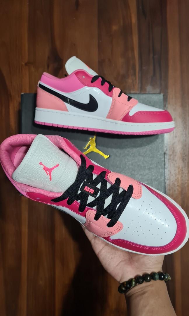 Air jordan 1 new arrivals low pink