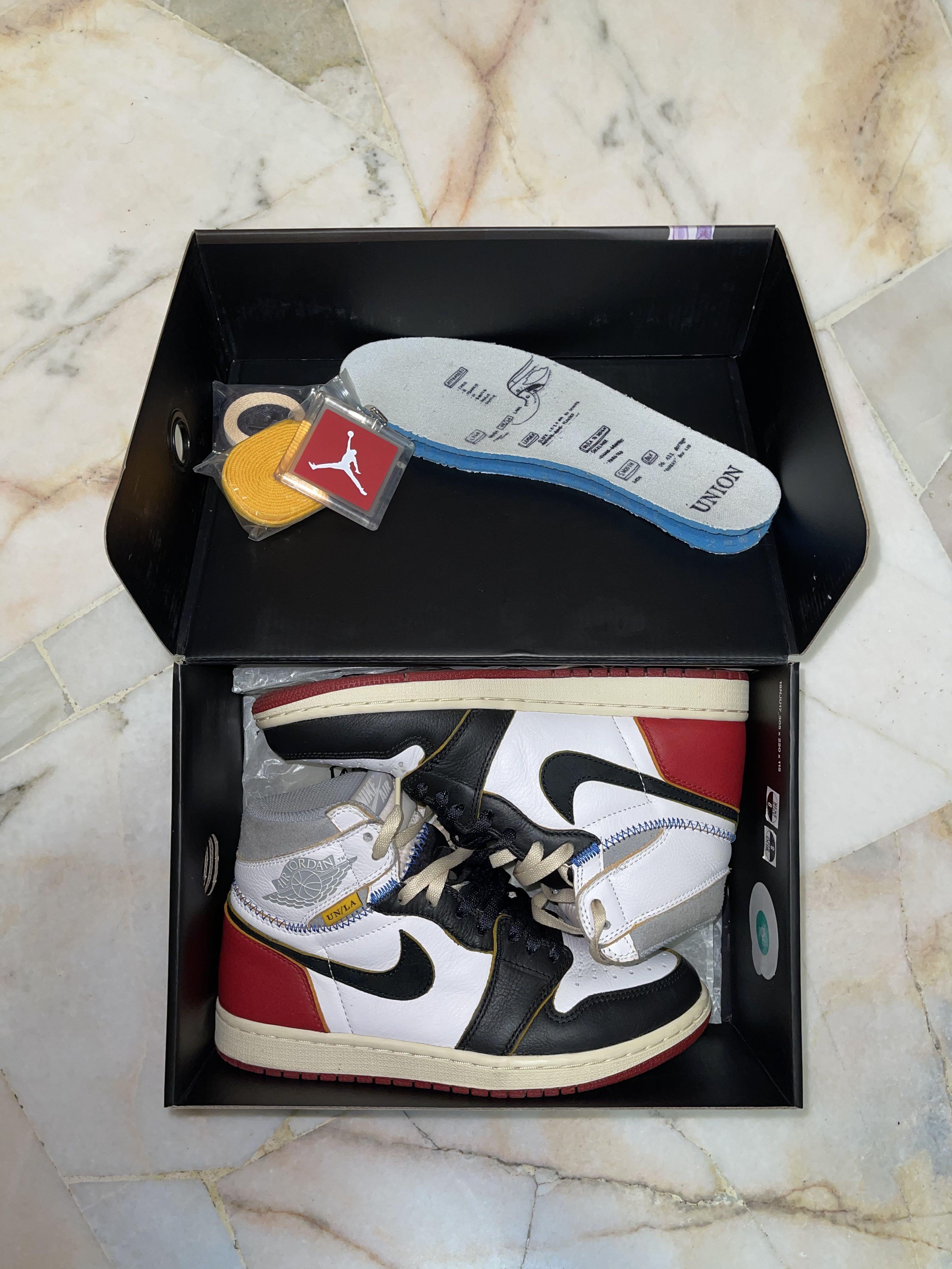 Air Jordan 1 Union La Black Toe, Men's 