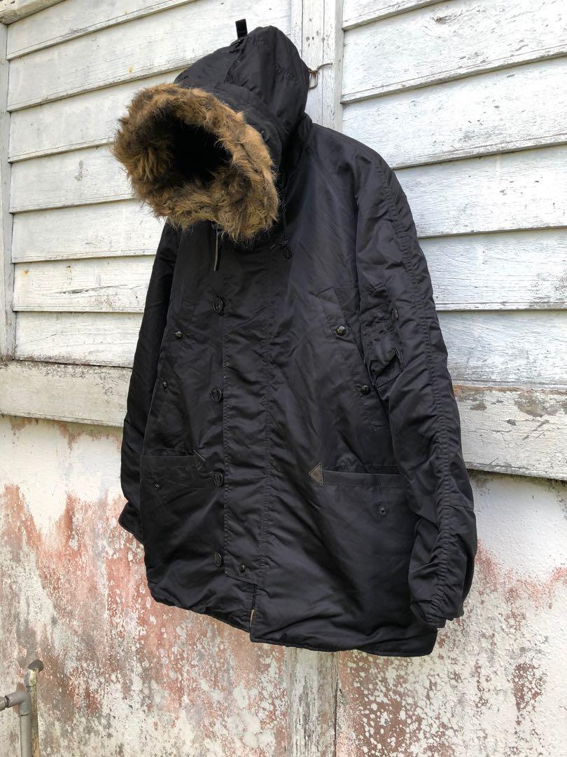 Alpha Industries Extreme Cold Black Weather Parka Men s Fashion