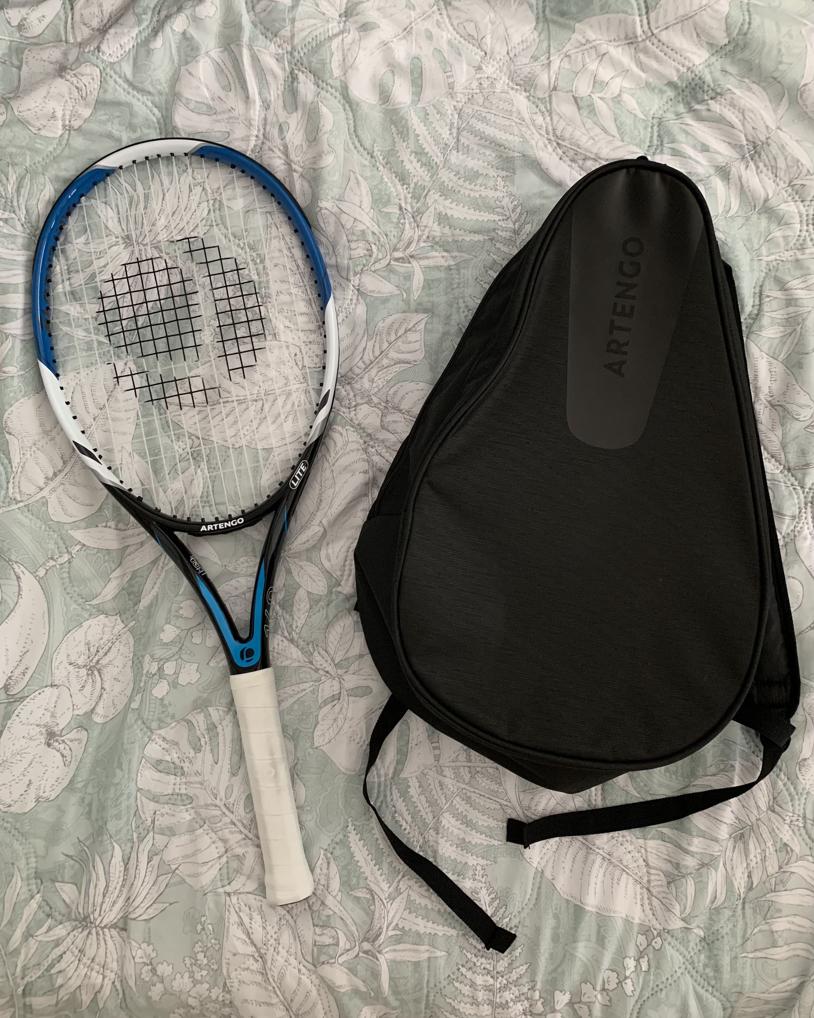 Artengo Adult Tennis Racket + Black Tennis Bag, Sports Equipment ...