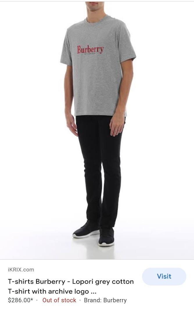 Burberry lopori t shirt sales