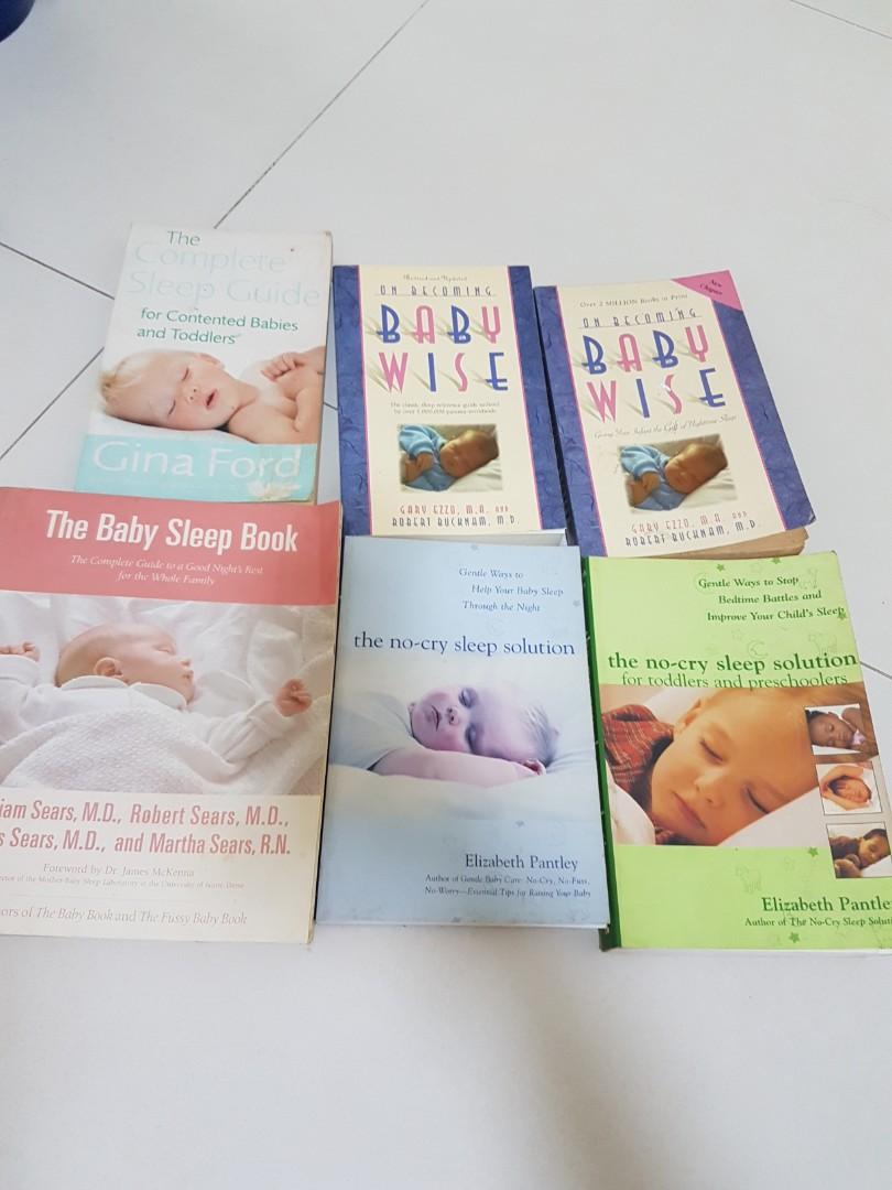 Baby Sleep Training Books no cry sleep solution pantley on becoming baby wise babywise ezzo complete sleep guide for contented babies gina
