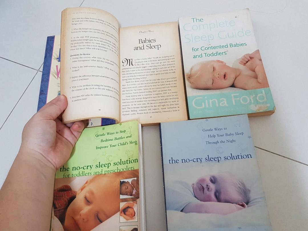 Baby Sleep Training Books no cry sleep solution pantley on becoming baby wise babywise ezzo complete sleep guide for contented babies gina