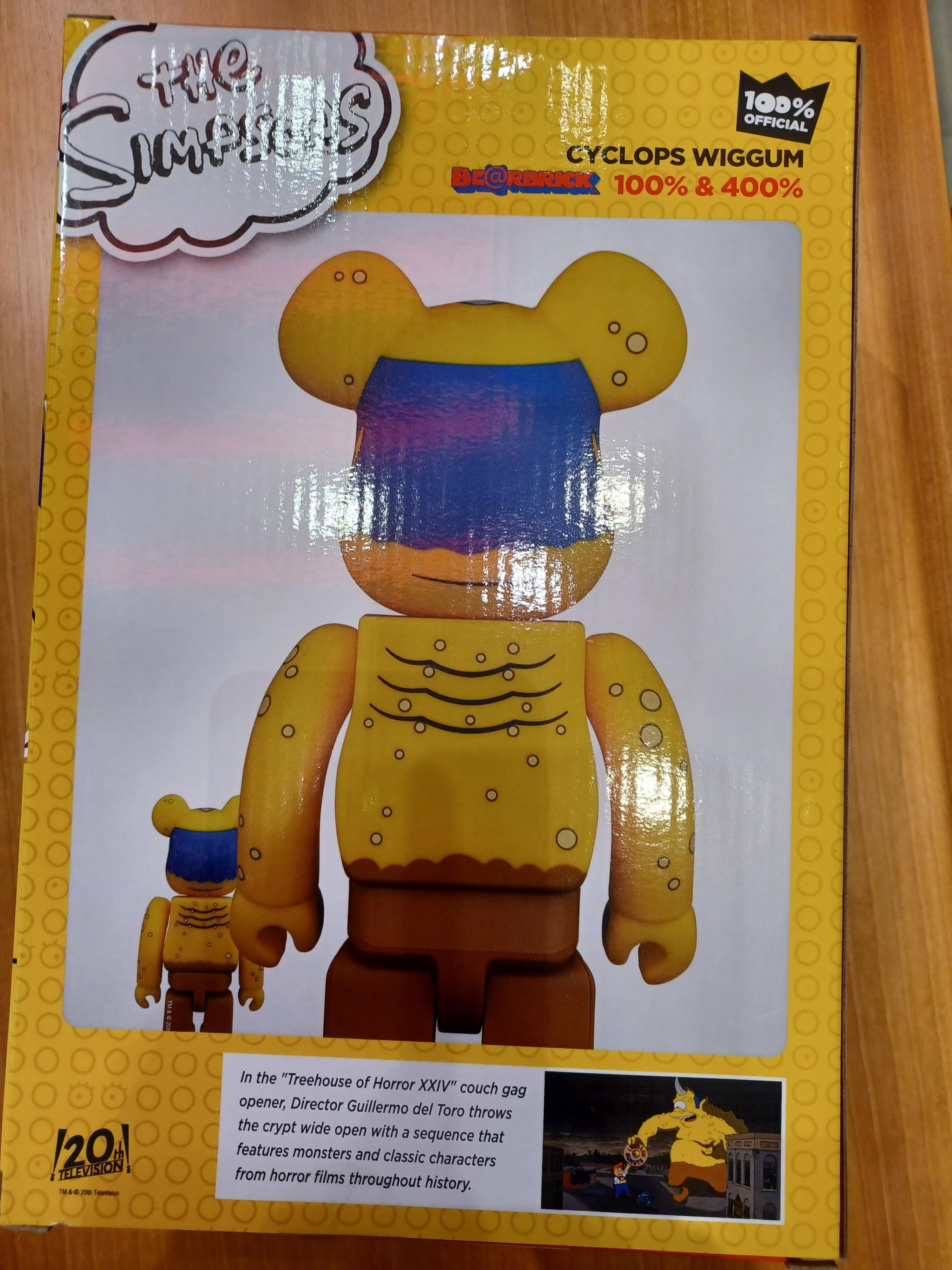 Bearbrick Simpsons Cyclops Wiggum 100%&400%獨眼巨人, 興趣及遊戲