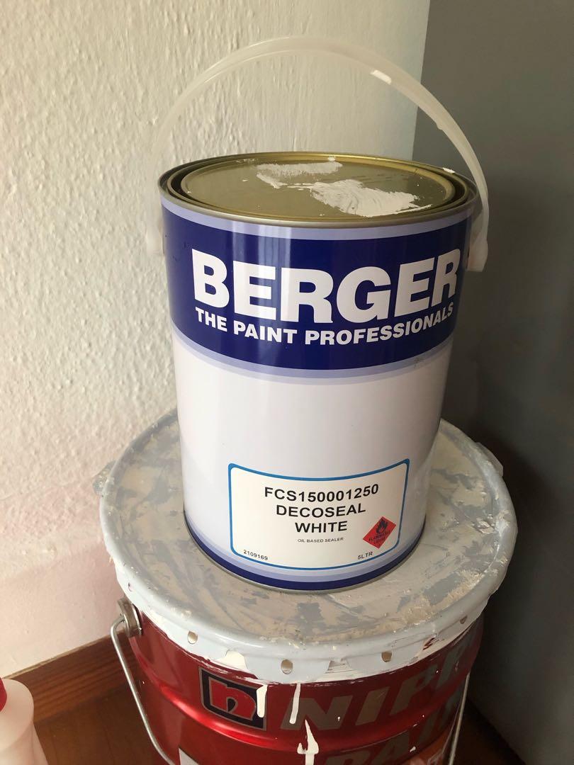 Berger Oil Base Sealer, Furniture & Home Living, Home Improvement