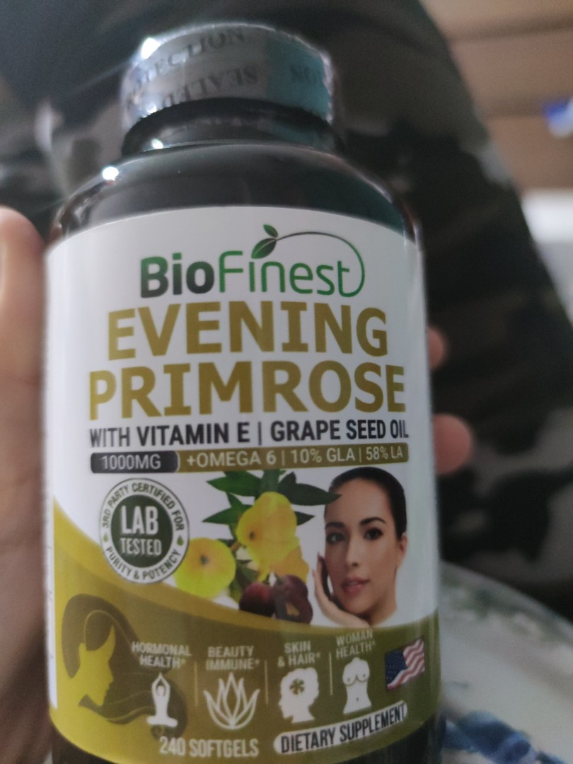BioFinest Evening Primrose Oil with Vitamin C & Grapeseed Oil, Health