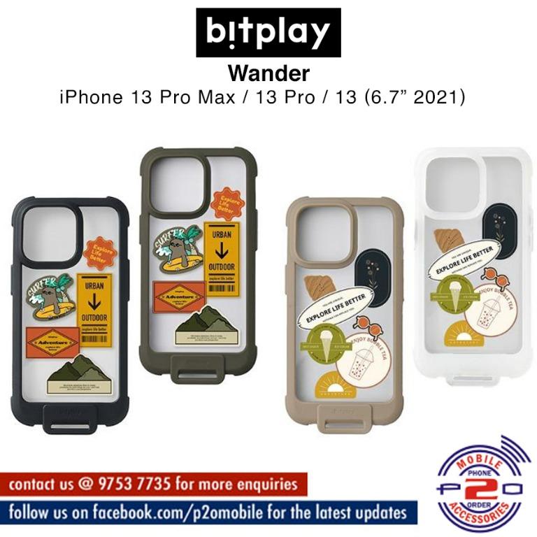 Bitplay Wander Case with Sticker Pack for iPhone 13 Pro Max 13