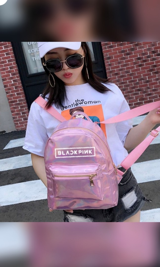 Kpop Singer Blackpink Casual Teaange Girls Regular Size Print Backpack With  Free Surprising BTS Batch