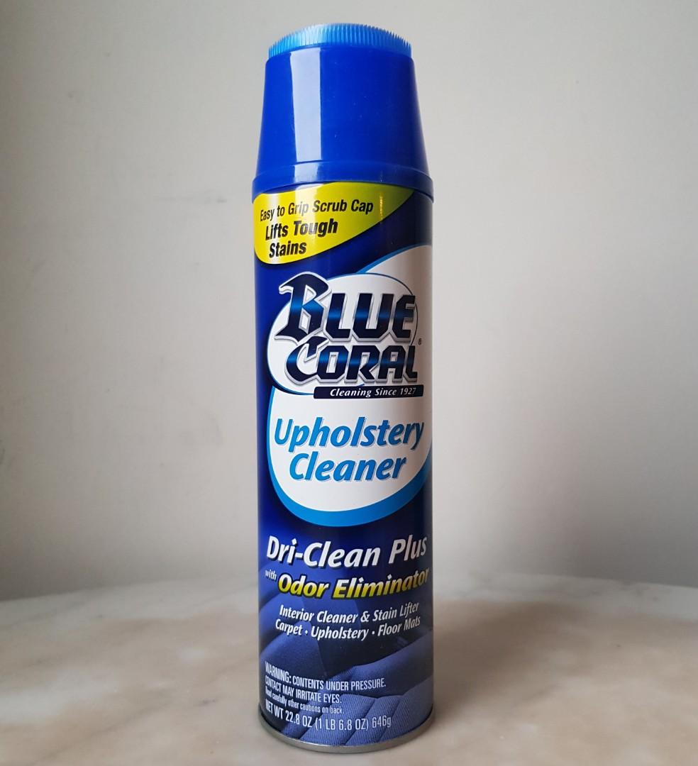 Blue Coral Upholstery Cleaner Dri-Clean Plus 646g, Furniture & Home Living,  Cleaning & Homecare Supplies, Cleaning Tools & Supplies on Carousell