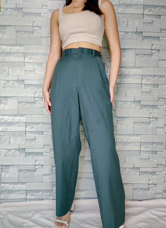 Blue green pants store