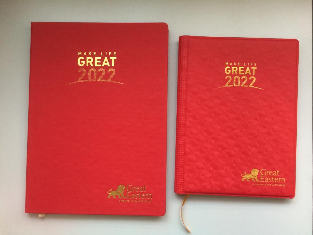 Amazing 2022 Calendar Bn] Great Eastern 2022 Red Hard Cover Calendar Diary / Note Book, Books &  Stationery, Stationery On Carousell