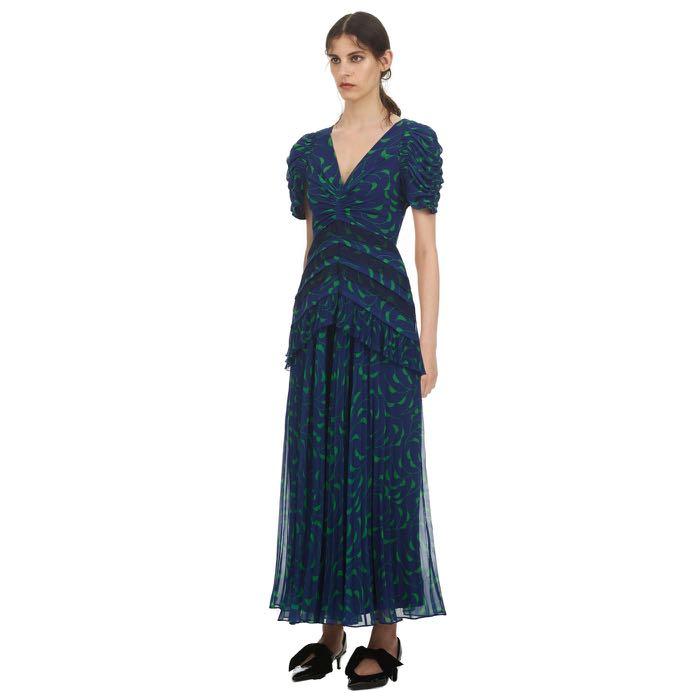 Self portrait 2024 crescent midi dress