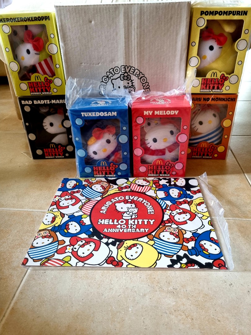 Brand New Macdonald Hello Kitty 40th Anniversary Set, Hobbies & Toys ...
