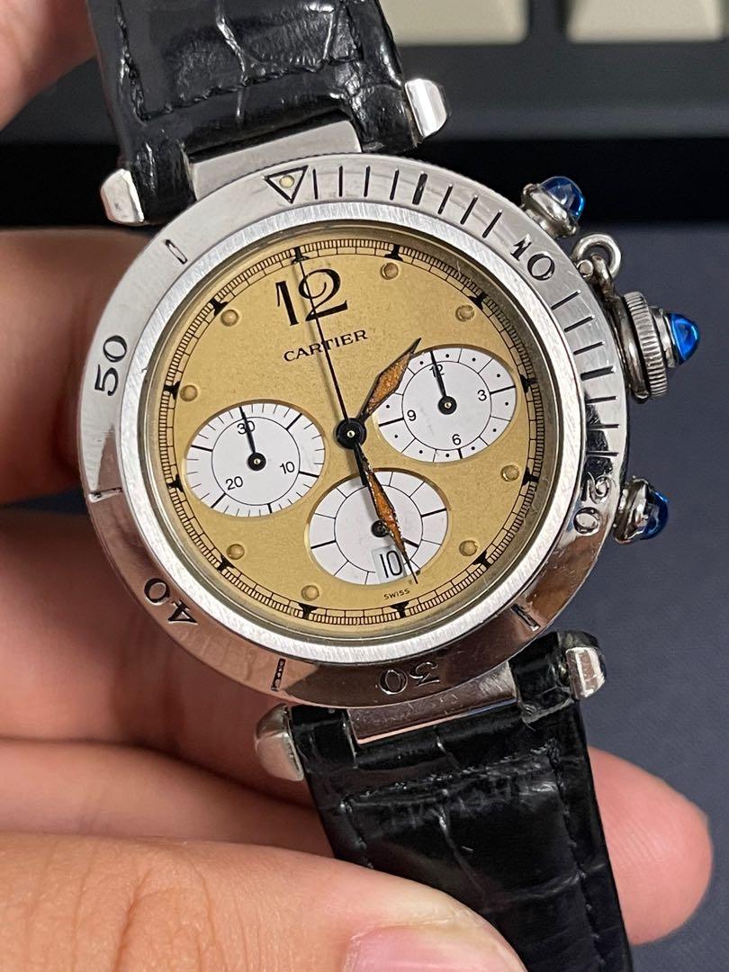 Cartier pasha shop quartz chronograph