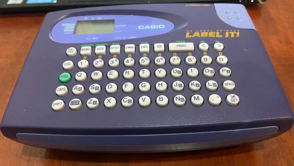 CASIO Label Printer KL60L EzLabel Printer, Hobbies & Toys