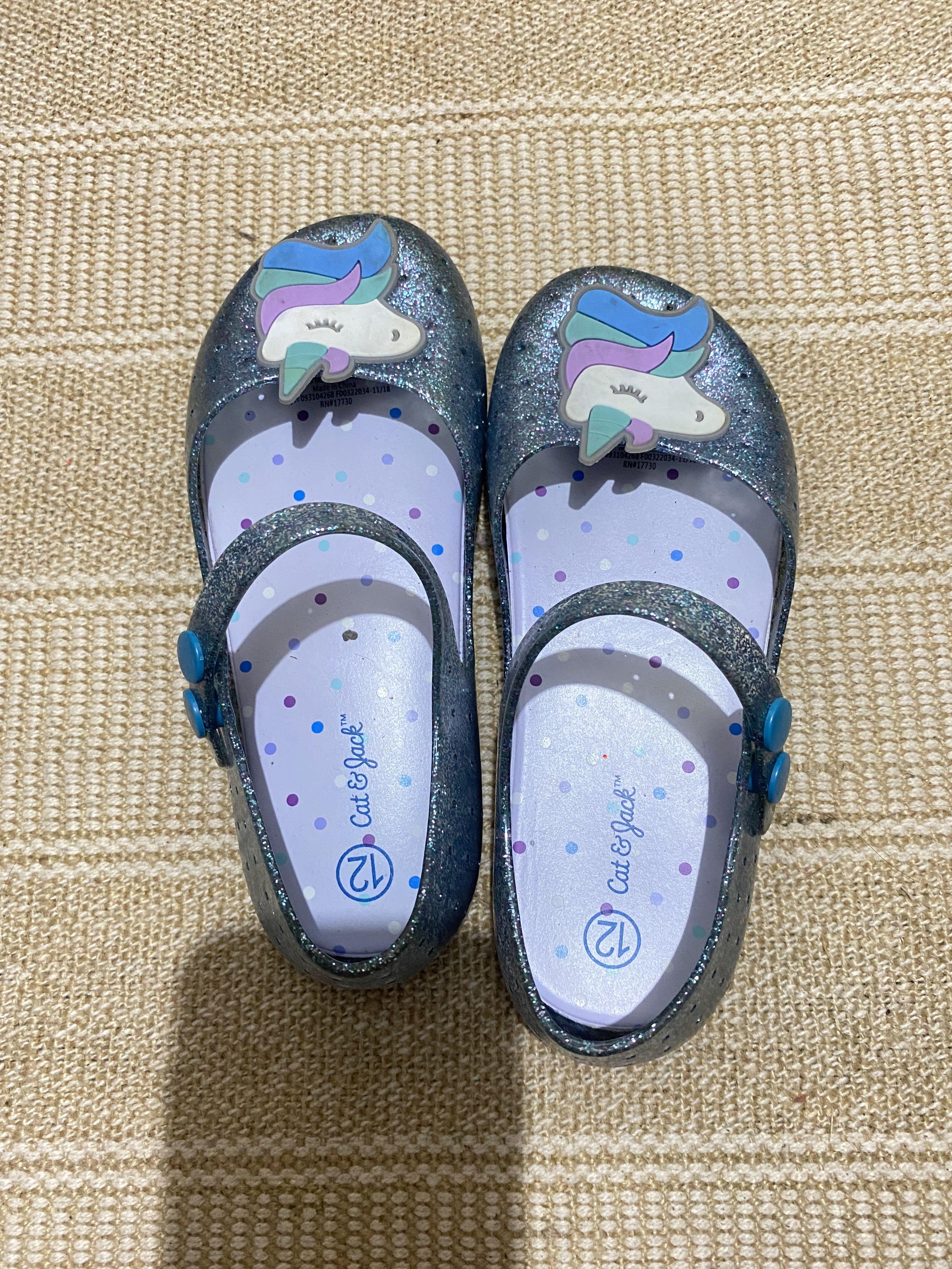Cat Jack Unicorn Jelly Shoes 12 Babies Kids Babies Kids
