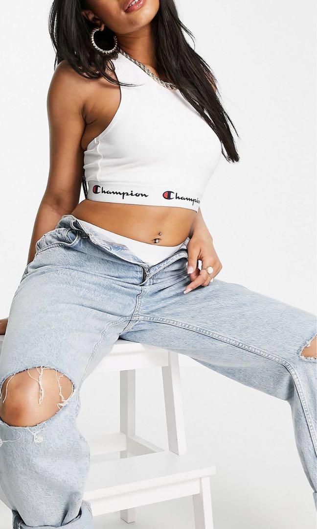Champion White Bralette, Women's Fashion, Tops, Other Tops on