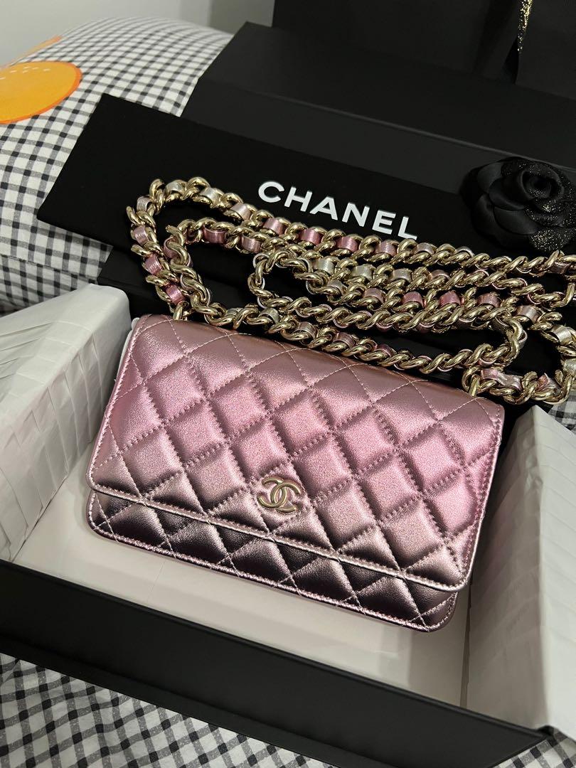 Chanel Metallic Gradient Rainbow WOC C22 BNIB, Luxury, Bags & Wallets on  Carousell
