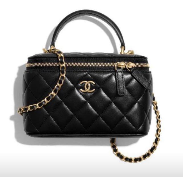 CHANEL Vanity rectangular with handle 21K, Luxury, Bags & Wallets on  Carousell