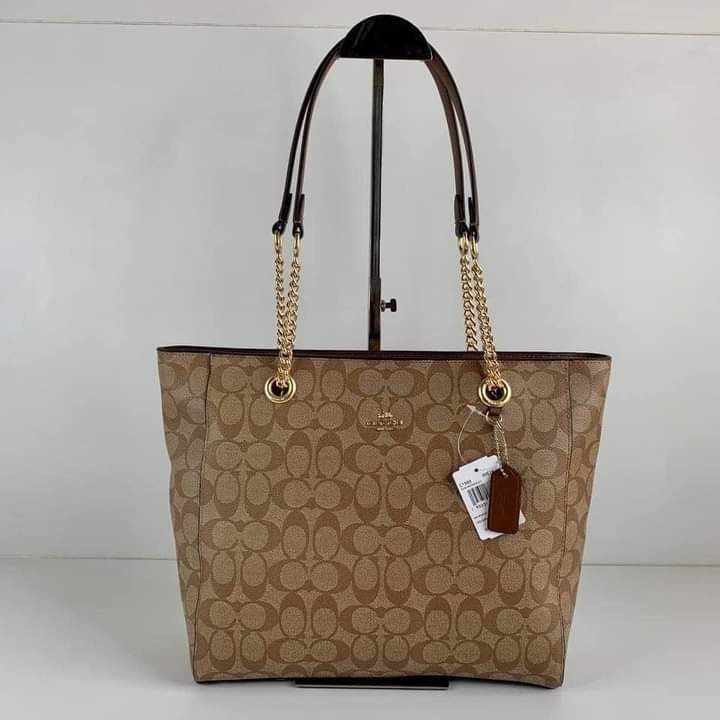 Coach Marlie Tote Brown, Women's Fashion, Bags & Wallets, Tote Bags on ...