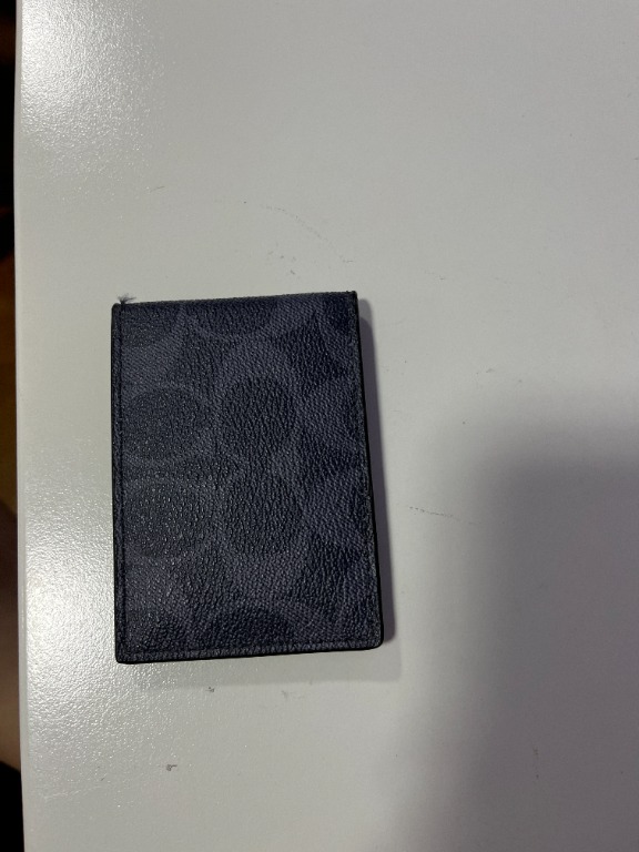 Coach wallet ID insert (Black), Men's Fashion, Watches & Accessories