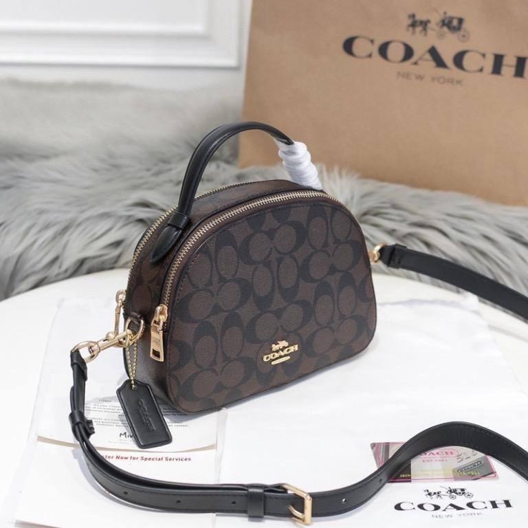 Coach woman handbag shoulder Plain Korean Style Sling Bag 1591, Women's  Fashion, Bags & Wallets, Shoulder Bags on Carousell