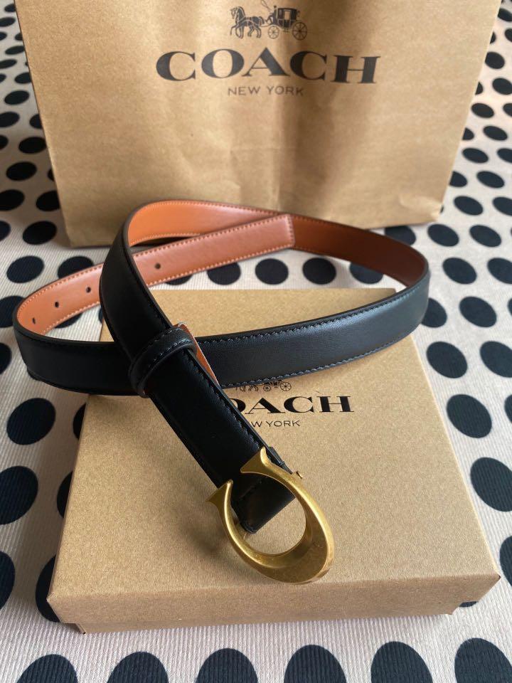Coach Women Belt with Signature Buckles, Women's Fashion, Watches &  Accessories, Belts on Carousell
