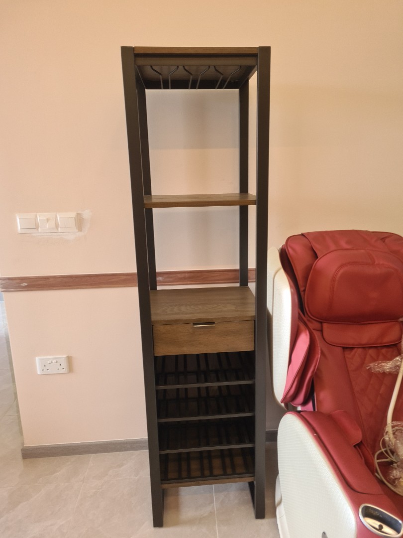 Crates and barrel wine rack, Furniture & Home Living, Furniture