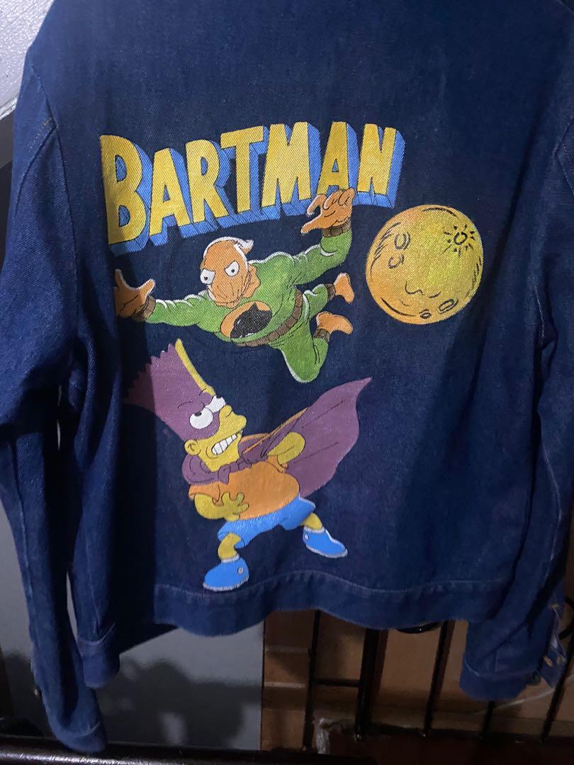 bart simpson denim jacket