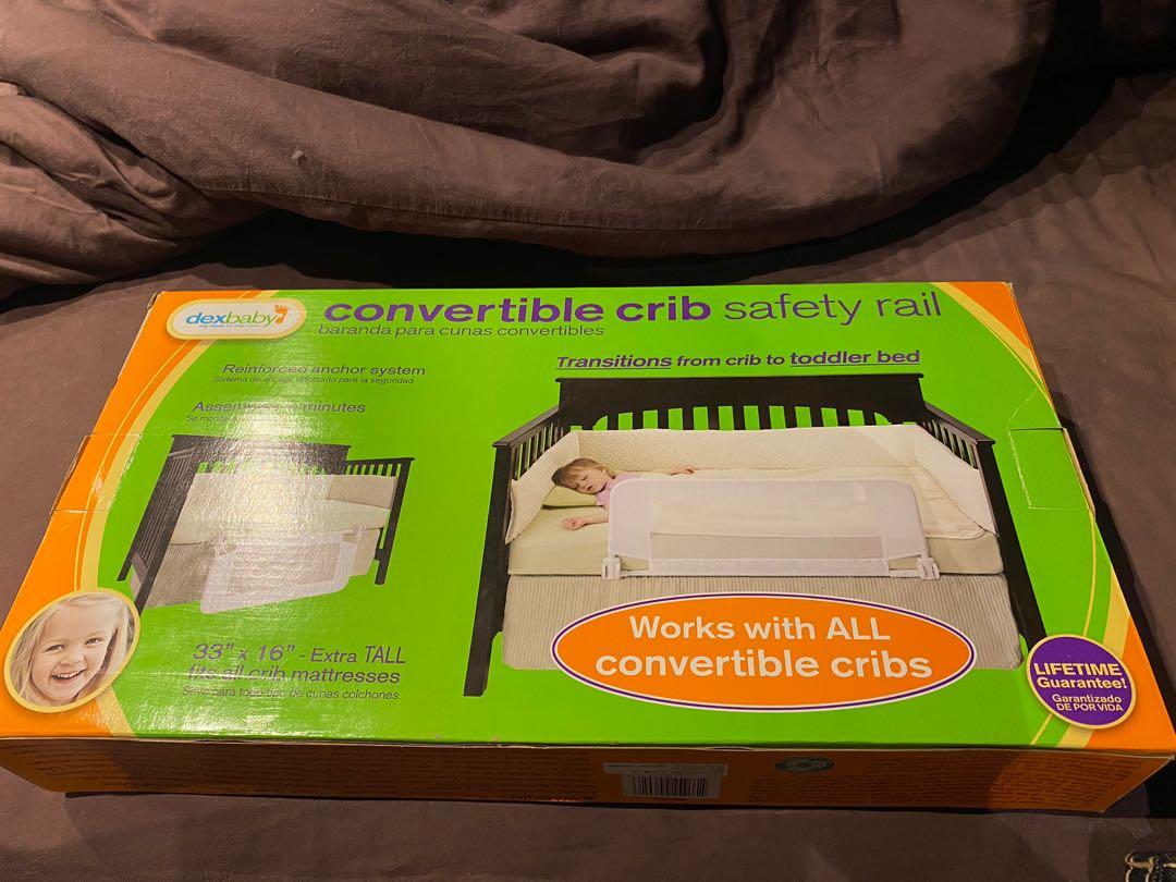 Dexbaby convertible cheap crib safety rail
