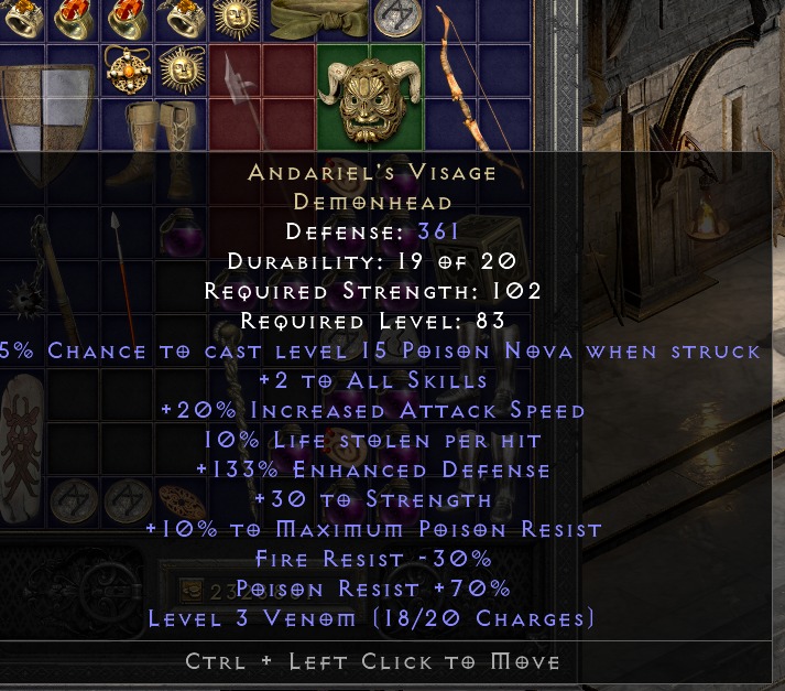 Diablo 2 Resurrected - Andariel visage, Video Gaming, Video Games ...