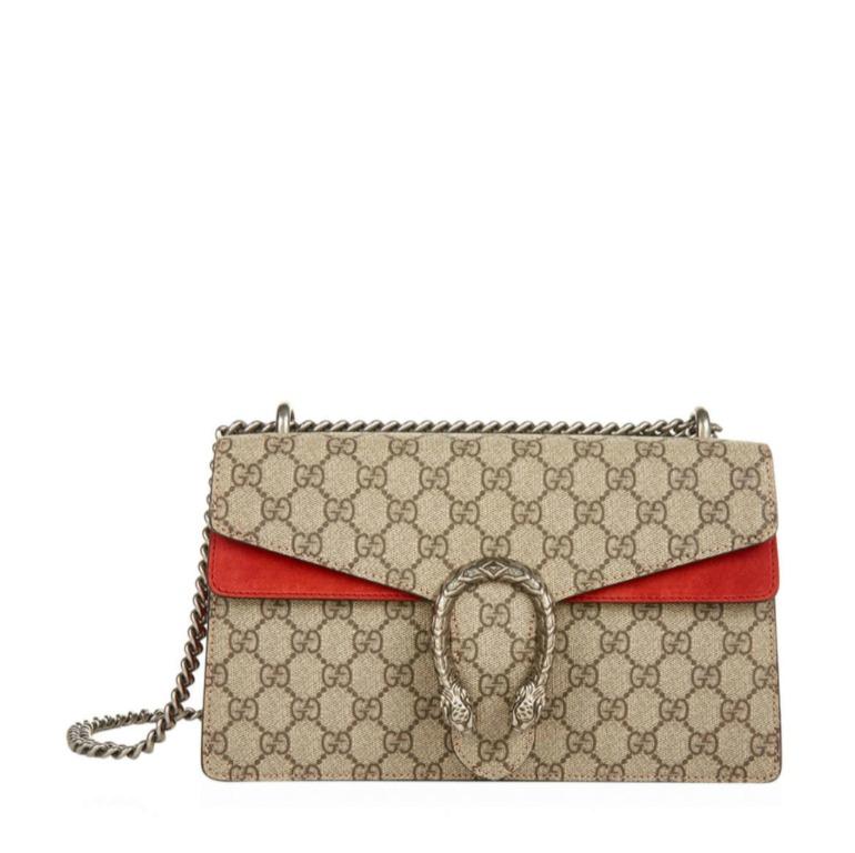 Dionysus GG Supreme Small Shoulder Bag Red Luxury Bags Wallets on Carousell